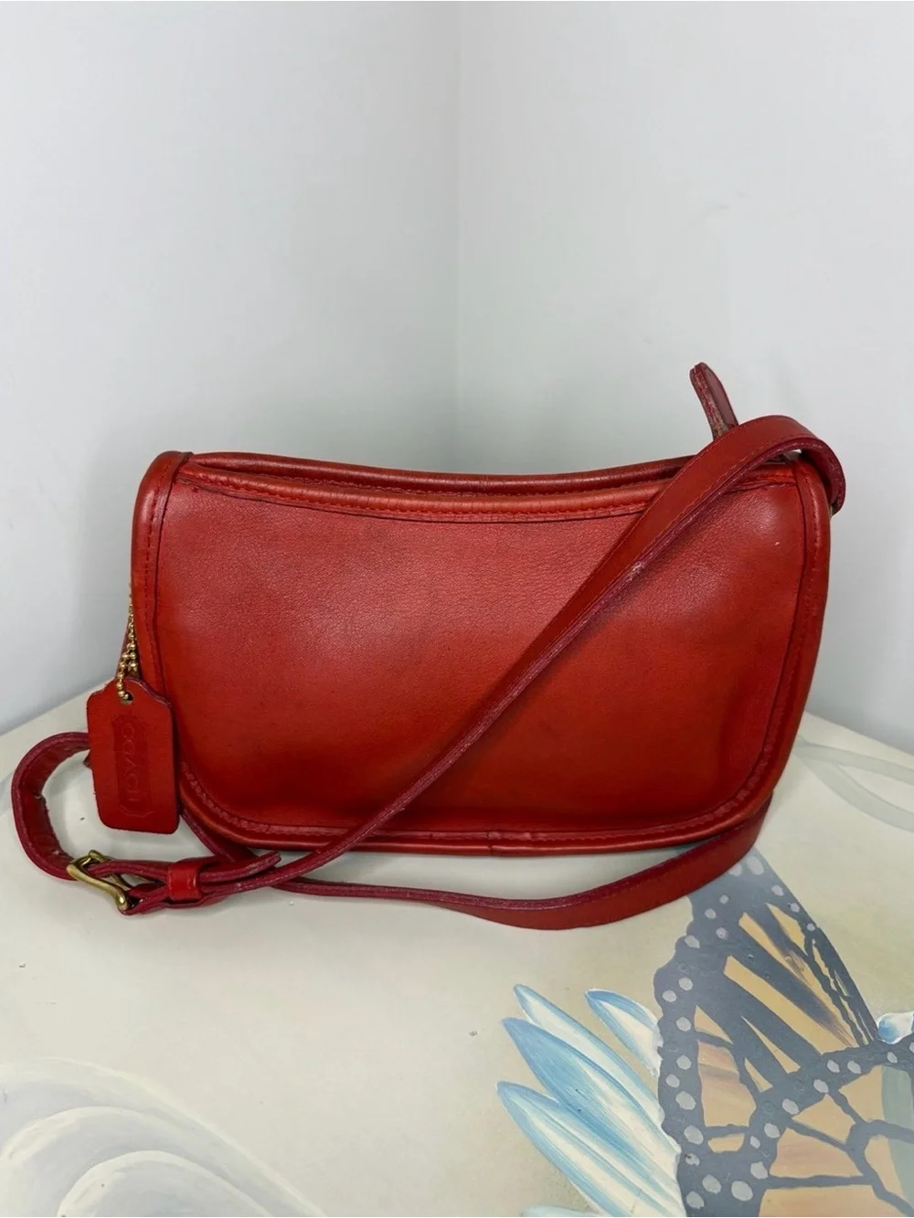 Coach Vintage Red Wendie #9031